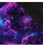 W-MEGA UNIVERSUM: Outdoorbroek met Zwarte Pluche Voering en Kosmische Print