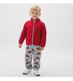 T-POMPIERS: Waterdichte broek met fleecevoering en brandweerwagenprint