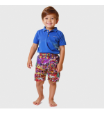 GRAFFITI : Short de bain fonctionnel avec motif graffiti