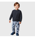 T-OSI: Waterproof Pants with Bear Family Print