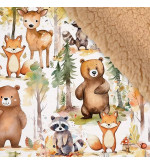 W-KYOOT: Functional Winter Pants with Fleece Lining and Forest Print